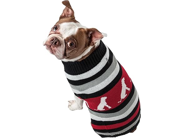 Pet Life ® Stripe Patterned Pet Sweater