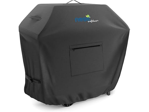 Nestl BBQ Grill Cover with Front Zipper Pocket