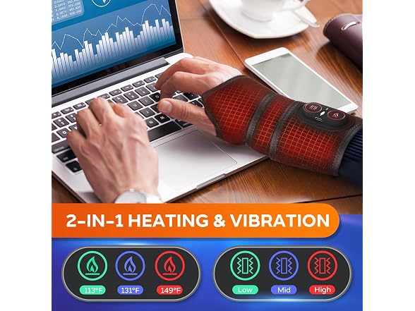 WoloyHeatie Cordless Wrist Heating Pad