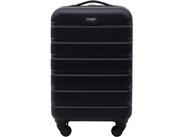 Wrangler Hardside Spinner Luggage Black, Carry-On