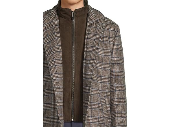 Johnston & Murphy Mens Upton Car Coat,