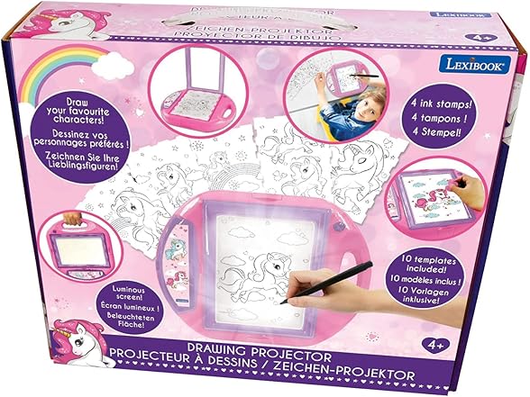 Lexibook, Unicorn Drawing Projector with stamps