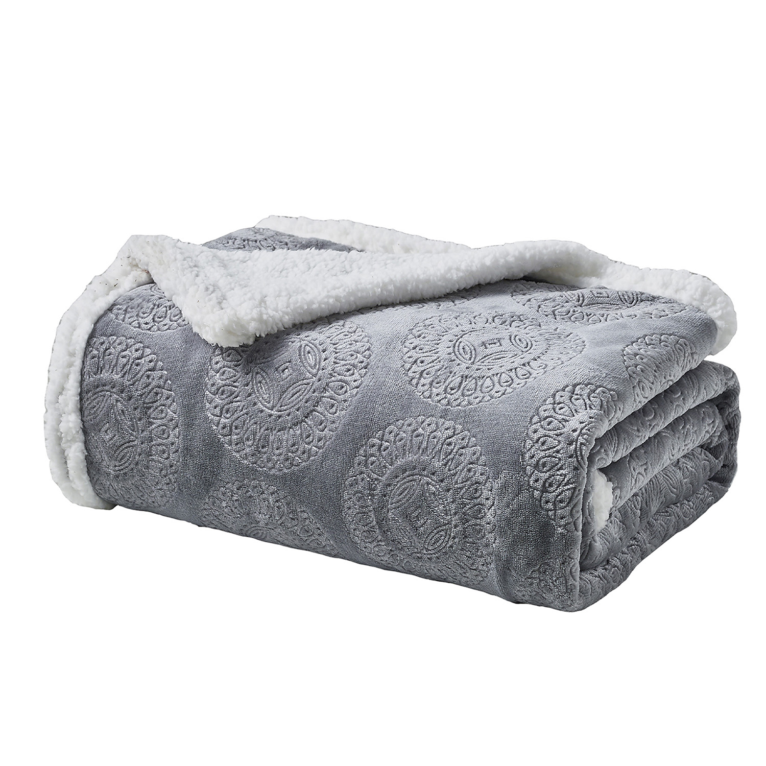 Luxury Home 50"x60" Caesar Sherpa Throw - Gallery 8