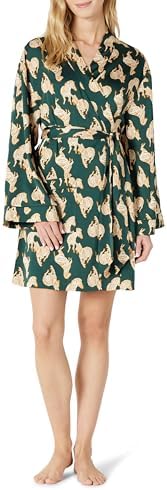 Dark Green Beige Zebras Large