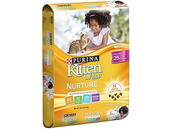 Purina Kitten Chow Dry Kitten Food, Nurt