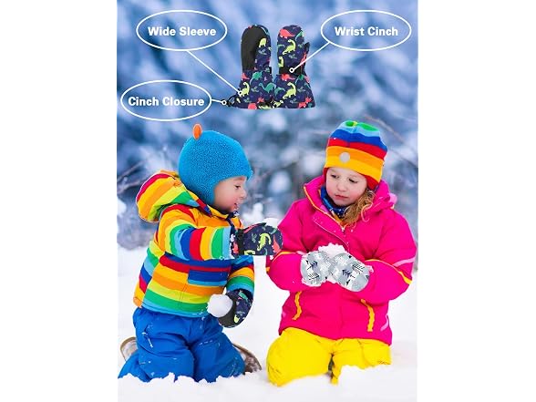 Century Star Boys (S) Toddler Mittens Kids Years