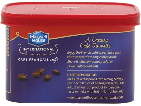 1CT Maxwell House International Coffee Cafe Francais