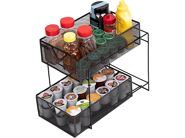 Mind Reader Metal Mesh Organizer