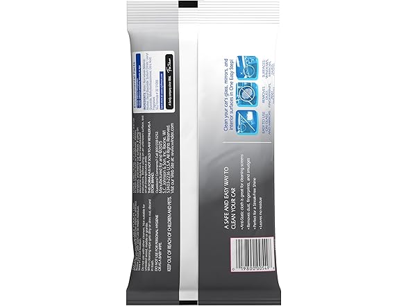 SC Johnson Professional Windex Automobile Wipes 25 CT 12PK