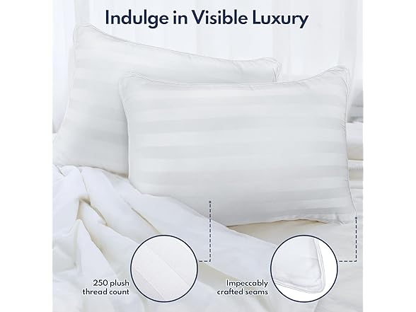 DIORIS Luxury Bed Pillows for Sleeping