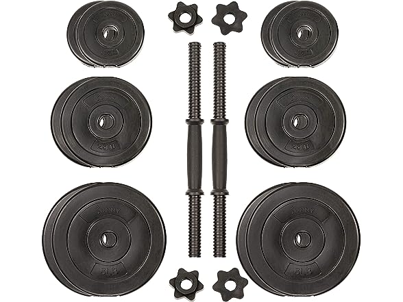 Sunny Health & Fitness Exercise Vinyl 40 Lb Set