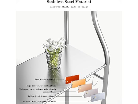 3-Tier Over The Toilet Storage, White