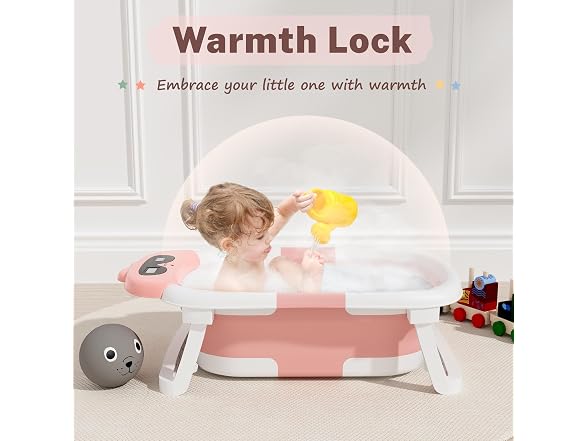AVIDOR Collapsible Baby Bathtub