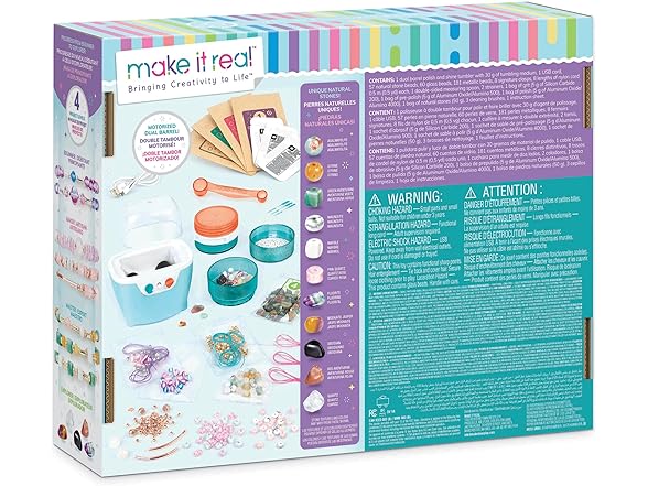Make It Real: Rock Tumbler & Polish-Shine Bead Tumbler