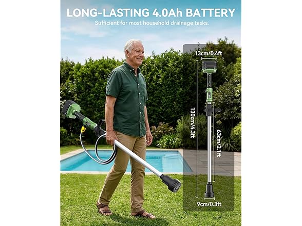 J-KU Cordless Stick Water Transfer Pump