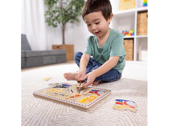 Melissa & Doug Musical Instruments Sound Puzzle