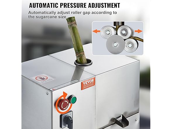 VEVOR Electric Sugar Cane Juicer