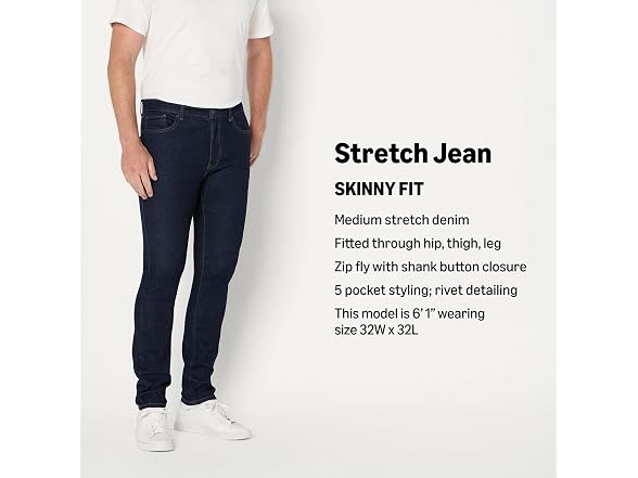 Amazon Essentials Men Heavyweight Stretch Jean