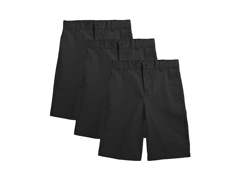 3PK Boys Stretch Cotton Chino Shorts