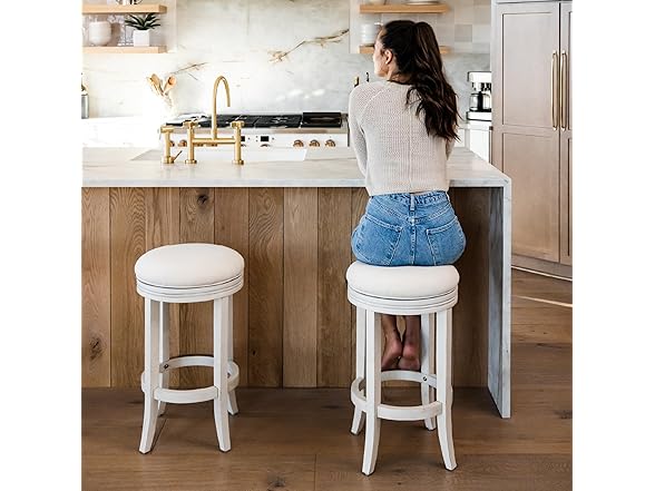 Maven Lane Eva 26" Swivel Counter Stool