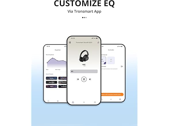 Tronsmart Sounfii Q20 Active Noise Cancelling Headphones