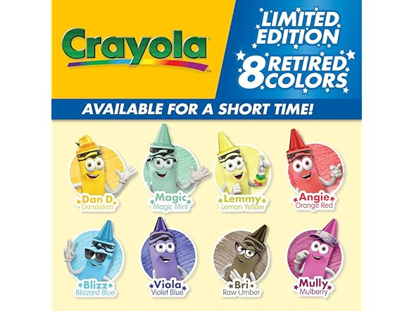 Crayola Coloring Set with Blue Art Case