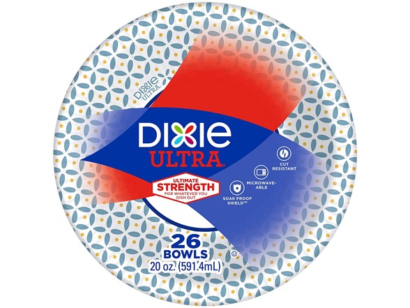 Dixie Ultra Disposable Bowls, 26 Count