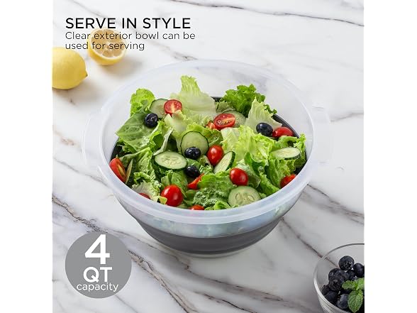 Collapsible Salad Spinner
