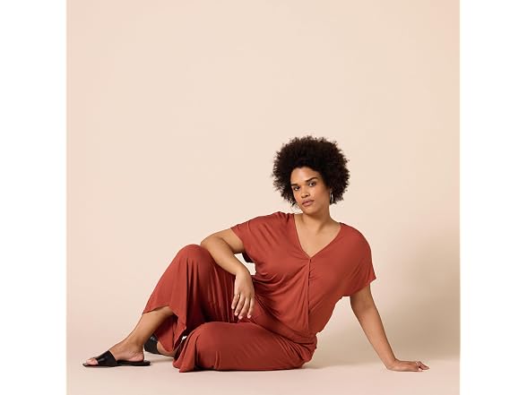 Amazon Essentials Women Short-sleeve Jumpsuit