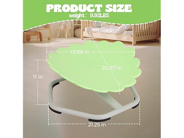Dollate Sensory Swivel Chair for Kids
