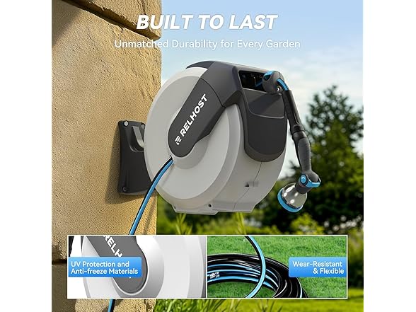 Relhost W2058 Retractable Garden Hose Reel