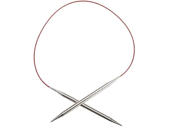 ChiaoGoo 24-Inch Red Lace Stainless Steel