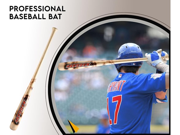 Naqqash Sports Wooden Baseball Bat