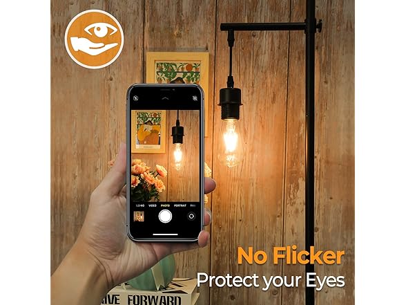 Brightever Vintage LED Edison Bulbs 8Pk