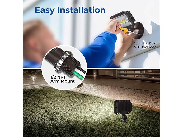 CINOTON 20W LED Flood Light 4 Pack - Gallery 4