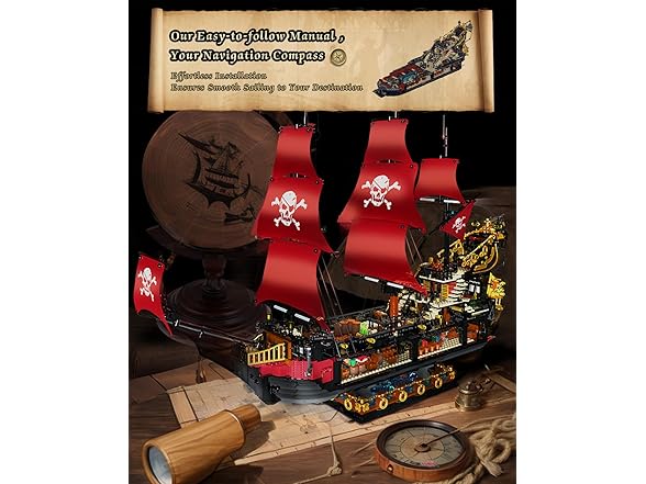 Adult Pirate Ship Building Kit