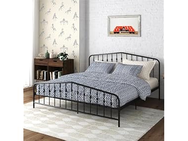 $29.99, Was $49.99, 40% Off! Novogratz Bushwick Modern Metal Bed Frame dealfomo