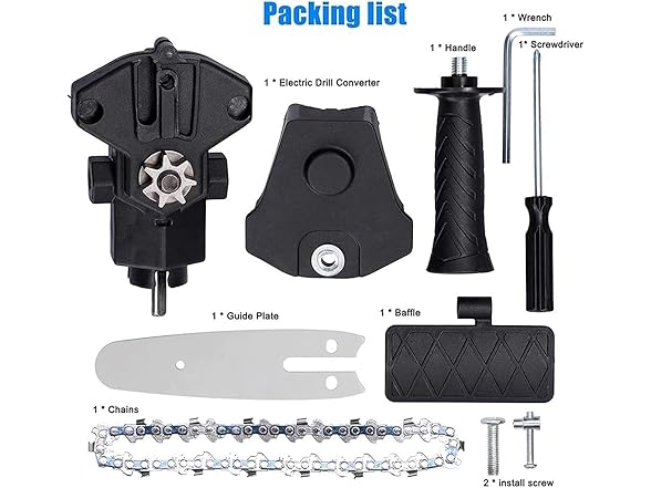 HAOYICD AAP-Tool-170 Electric Drill to Chainsaw