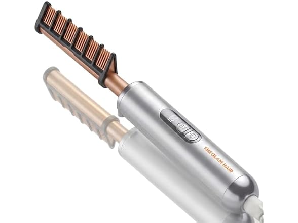 Hot Comb Straightener Brush