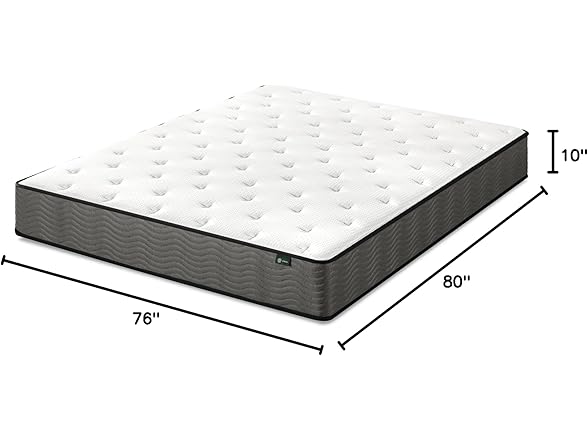 ZINUS 10" True Support Hybrid King Mattress