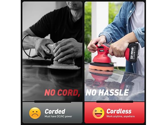 6 Inch Cordless Car Buffer Polisher