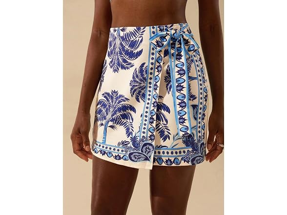 Talakeno Summer Floral Wrap Skirt