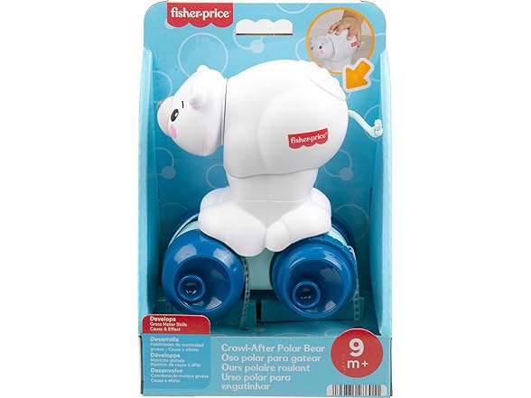 Fisher-Price Baby Toy Crawl-After Polar Bear