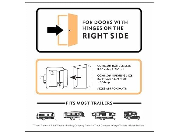 RV Master- Upgraded RV Door Locks