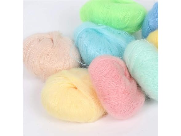 10pcs 250g 8.1oz Soild Color Angola Amorous
