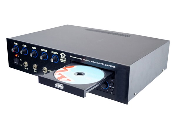 Professional PA Amplifier with DVD/CD/MP3/USB