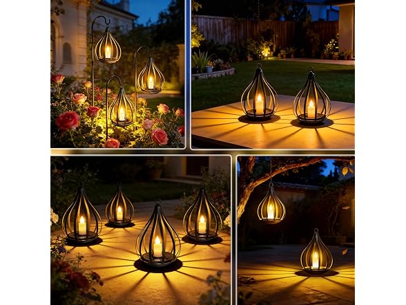 KagoLing Solar Flame Lantern 4P