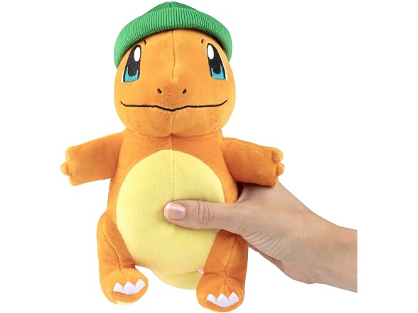 Pokemon 8" Holiday Charmander Plush with Winter Hat Accessory
