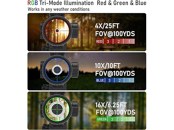 UUQ 4-16X44AO Rifle Scope