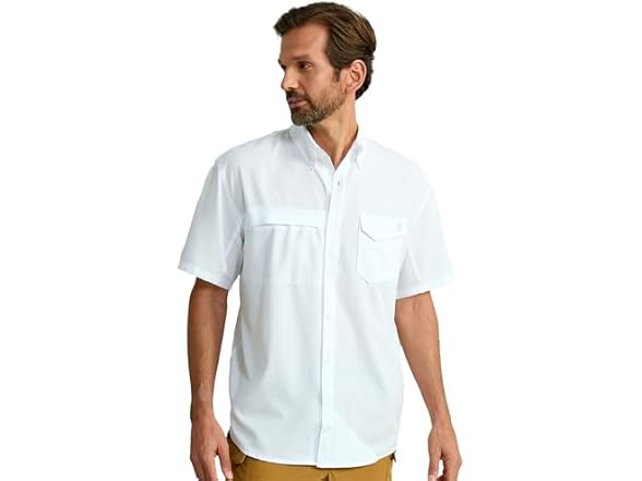 HUK Mens Tide Point Short Sleeve